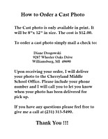 Instructions to Order a Cast Photo